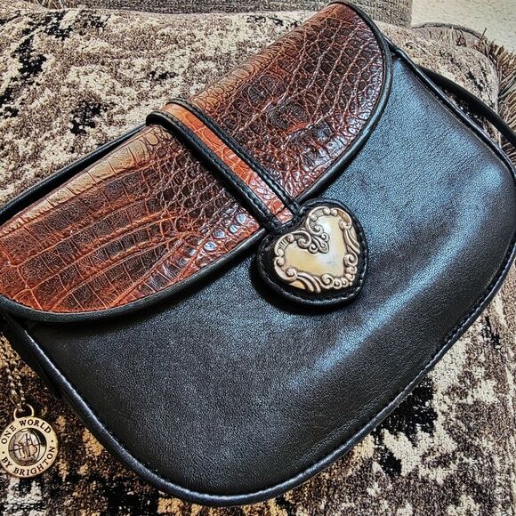 #Vintage #Genuine One World #Brighton Crossbody Purse Bag - Picture 11 of 15